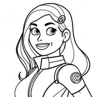 Pagini De Colorat Cu Kim Possible 100242-38866