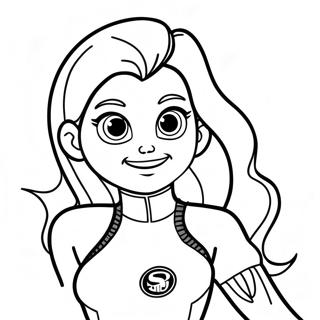 Pagini De Colorat Cu Kim Possible 100242-38867