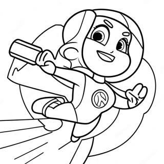 Kim Possible In Actiune Pagina De Colorat 100243-38870