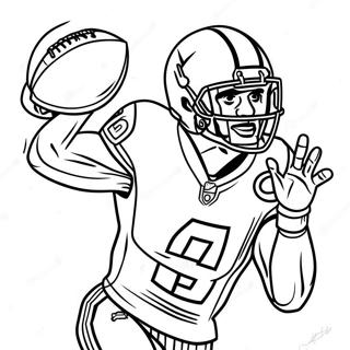 Pagini De Colorat Cu Stefon Diggs Sarbatorind Un Touchdown 100473-39060