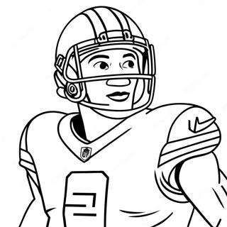 Pagini De Colorat Dinamice Cu Stefon Diggs 100474-39061