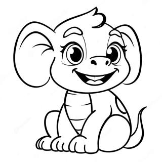 Pagini De Colorat Grijulii Cu Ugga Crood 100601-39163