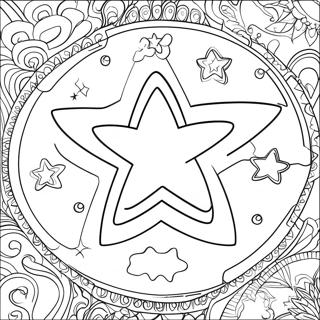 Pagini De Colorat Cu Constelatii Si Stele Stralucitoare 100653 39204