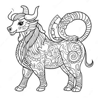 Pagina De Colorat Zodiacul Chinezesc 100725-39246