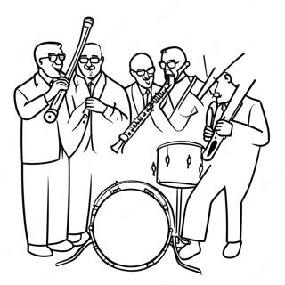 Pagina De Colorat Performanta De Jazz 101164 39595