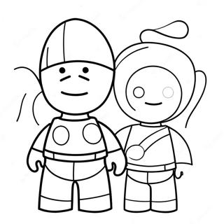 Pagini De Colorat Personaj Dragut Din Roblox 101317 39711