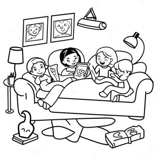 Petrecere De Somn Pagini de colorat