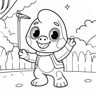 Pagina De Colorat Personaj Jucaus Backyardigans 101472-39946