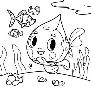 Pagina De Colorat Explorare Subacvatica Backyardigans 101473 39952