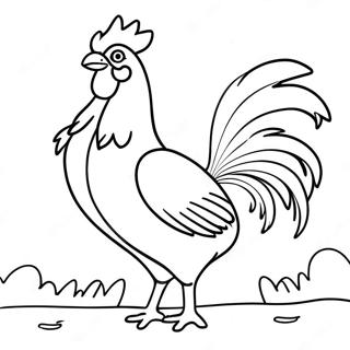 Pagina De Colorat Cocos Maret Cantand La Rasarit 101858-40241