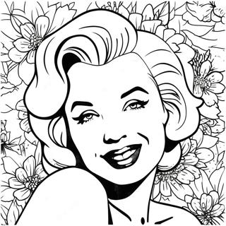 Marilyn Monroe Desene De Colorat