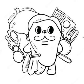 Dentist Grijuliu Cu Unelte Pagina De Colorat 102117-40446