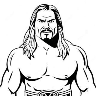 Pagini De Colorat Cu Intrarea Dinamica A Superstarului Wwe 102555 40782