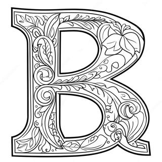 Pagini De Colorat Cu Litera B Indrazneata 102759-40941