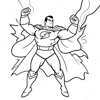Pagini De Colorat Shazam Cu Fulgere 102787 40966