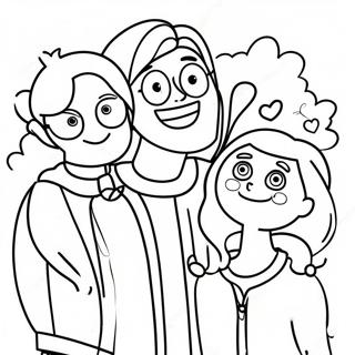 Pagini De Colorat Cu Prieteni Victoriosi Razand 102813 40987