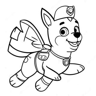 Pagina De Colorat Skye Zburand Sus Din Paw Patrol 102941 41084