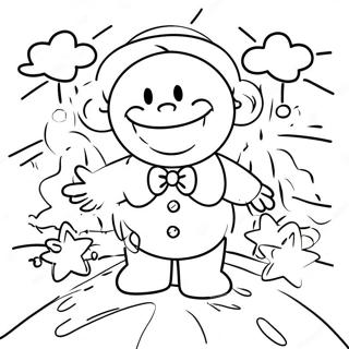 Pagina De Colorat Ne Ai Lipsit Cu O Sarbatoare Vesela 102968 41105