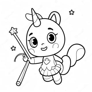 Pagini De Colorat Cu Star Butterfly Si Bagheta 103096-41201