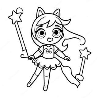 Pagini De Colorat Cu Star Butterfly Si Bagheta 103096-41203