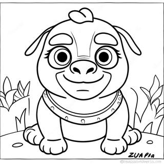 Pagina De Colorat Cu Zuma Si Prietenii 103174-41269
