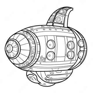 Pagina De Colorat Cu Nava Spatiala Din Caramizi Lego Distractiva 103198 41285