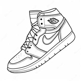 Pagina De Colorat Cu Adidasi Clasici Jordan 1 103248 41320