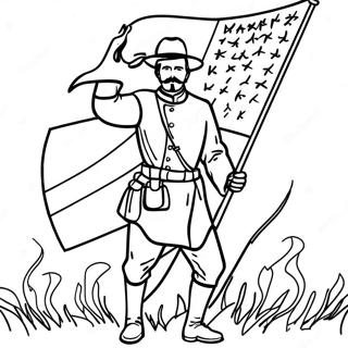 Războiul Civil Pagini de colorat