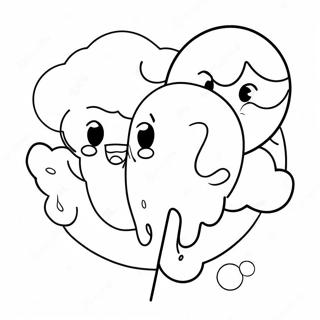 Pagini De Colorat Cu Personaj De Vata De Zahar Dragut 103457 41490