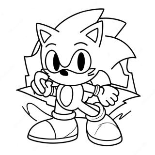 Sonic X Desene De Colorat