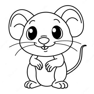 Pagini De Colorat Cu Soareci Draguti Din Desene Animate 103583 41579