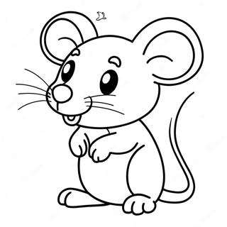 Pagini De Colorat Cu Soareci Draguti Din Desene Animate 103583 41580