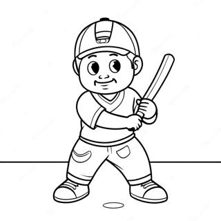 Pagina De Colorat Jax Jucand Sporturi 103920-41847