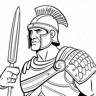 Pagina De Colorat Gladiator Roman Glorios 103945 41863