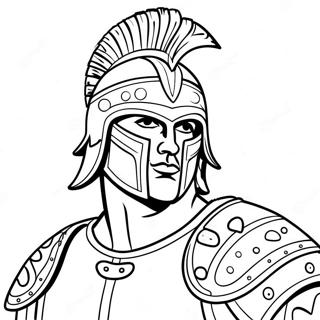 Pagina De Colorat Gladiator Roman Glorios 103945 41864