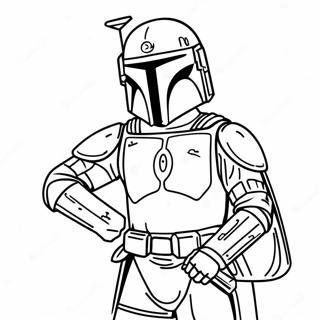 Boba Fett Desene De Colorat