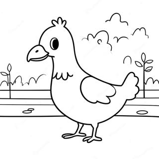 Pagini De Colorat Cu Porumbelul Mo Willems 104024-41931