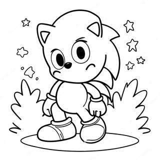 Sonic In Tara Minunilor De Iarna Pagina De Colorat 104049-41950
