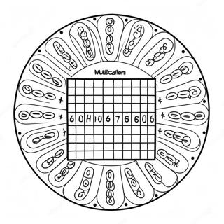 Pagini De Colorat Cu Tabelul De Multiplicare Distractiv 104738-42478