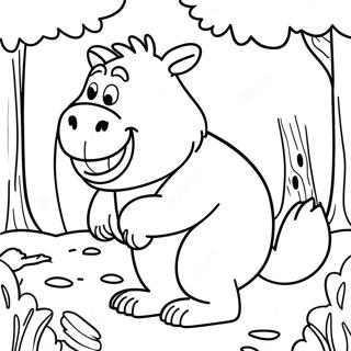 Pagina De Colorat Gruffalo In Padure 104921-42623