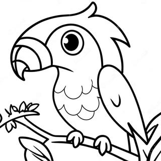 Pagina De Colorat Papagal African Colorat 105000 42689