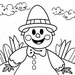 Pagini De Colorat Cu Sperietoare De Ziua Recunostintei 10511 2721