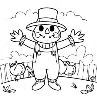 Pagini De Colorat Cu Sperietoare De Ziua Recunostintei 10511 2722