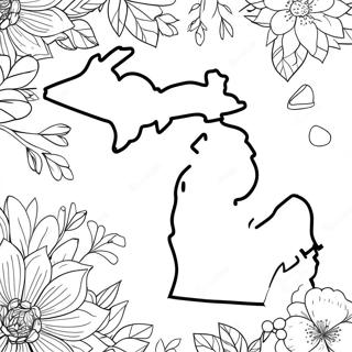 Pagina De Colorat Michigan Desene De Colorat