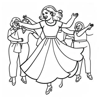 Pagina De Colorat Gabriella Montez Dansand 105408-43016