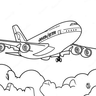 Pagini De Colorat Cu Avionul A380 105562-43126