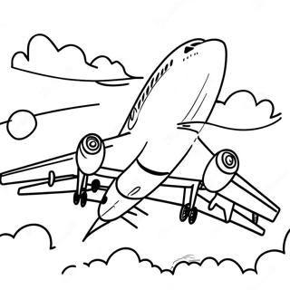 Pagini De Colorat Cu Avionul A380 Decoland 105566 43142