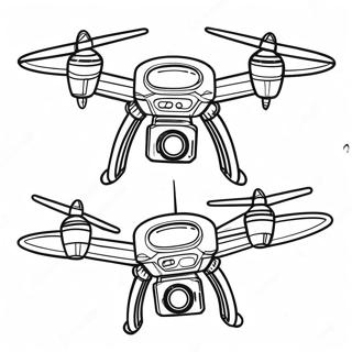 Dronele Asasin Desene De Colorat