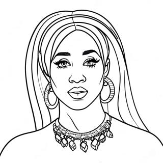 Cardi B Desene De Colorat