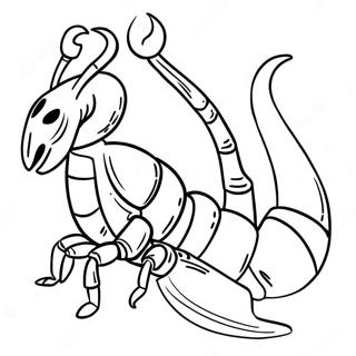 Pagina De Colorat Scorpion Desenat 106233 43653